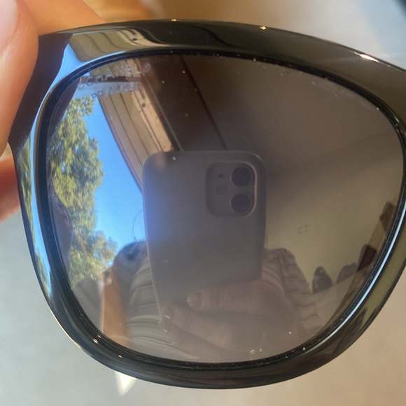 CHANEL Black Sunglasses
